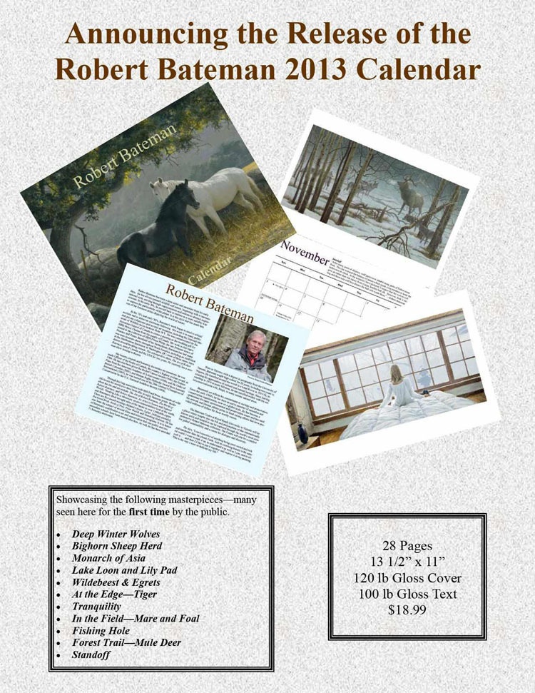 Robert Bateman 2013 Calendar