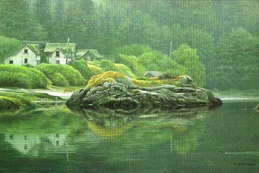 Robert Bateman Potlatch Village