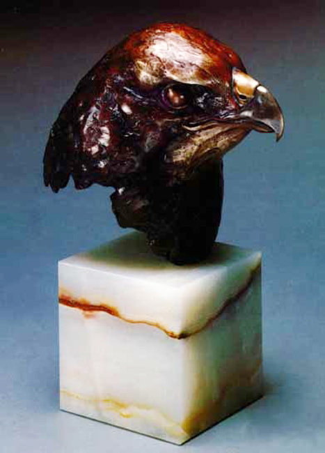 Robert Bateman Red-Tailed Hawk Bronze