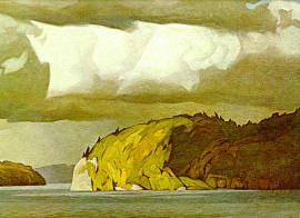 A.J. Casson October Storm Clouds 1974