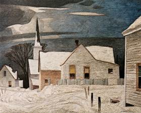 A.J. Casson Village House in Winter 1955