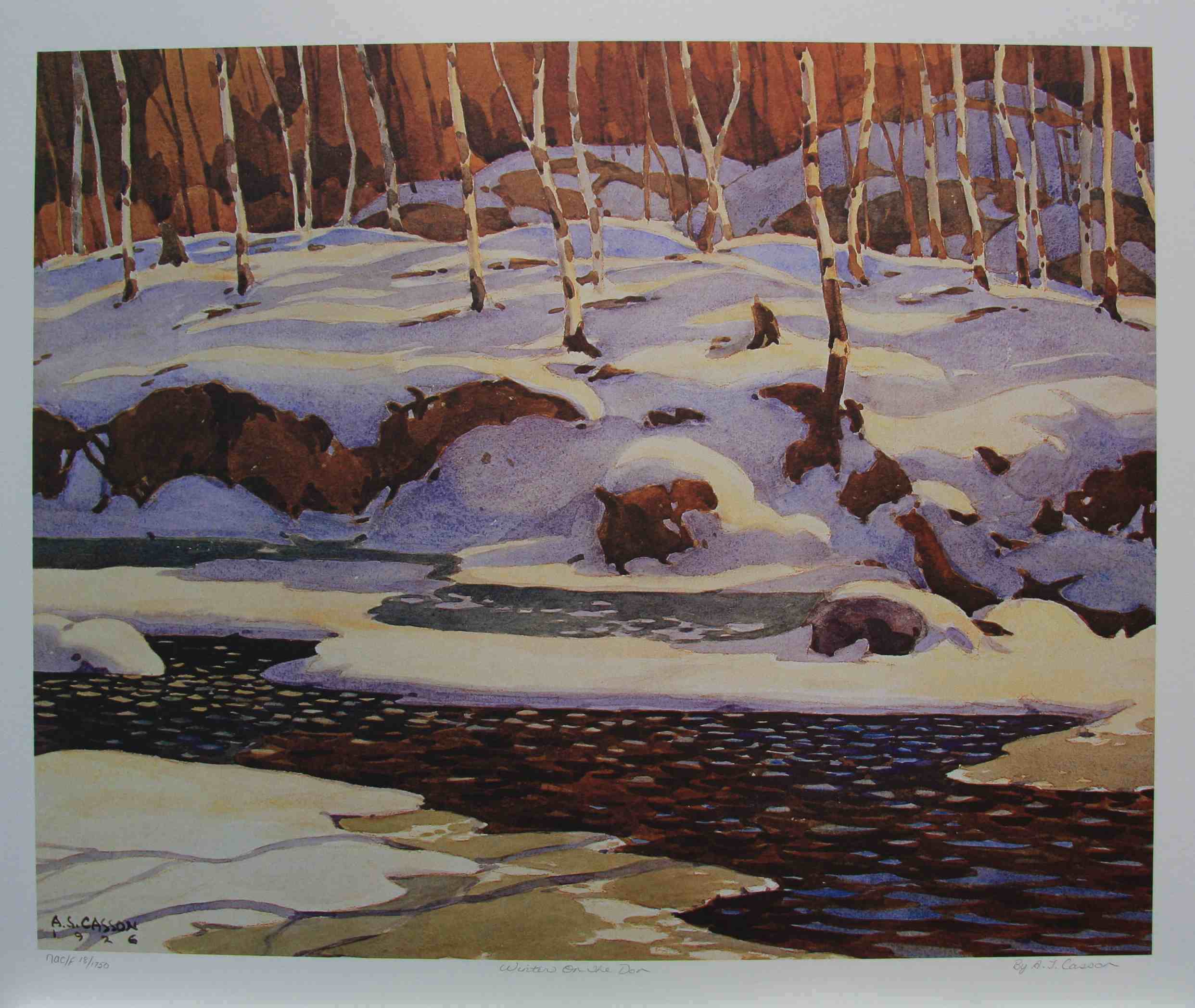 A.J. Casson Winter On The Don