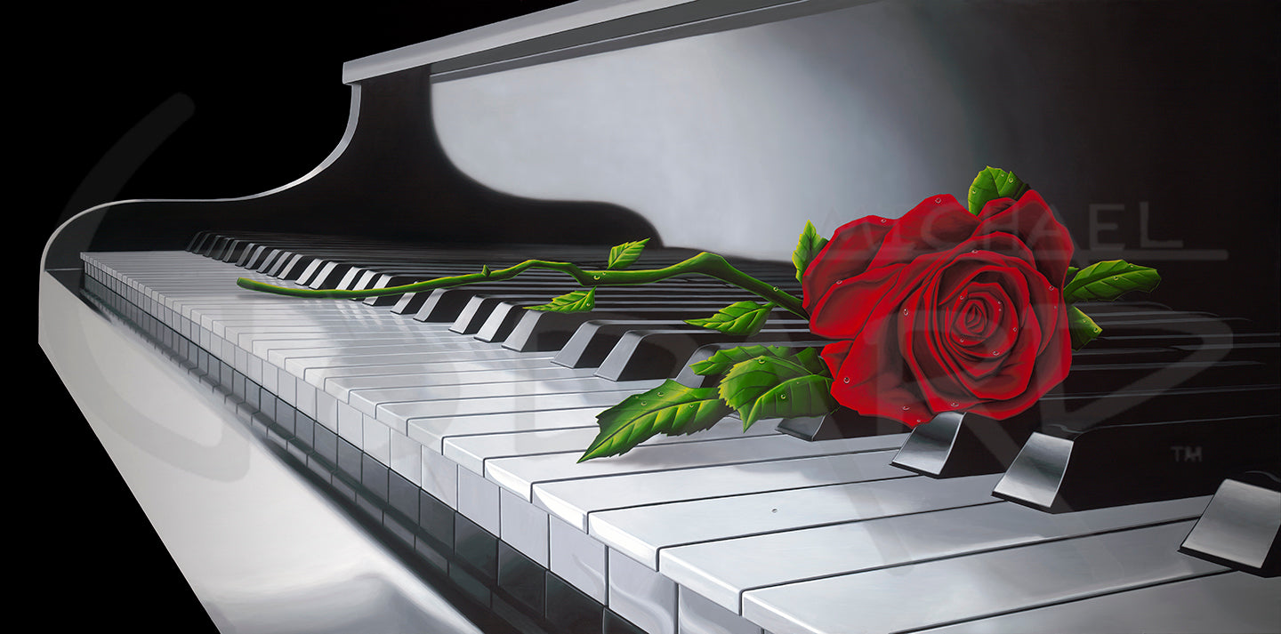 " KEYS OF IVORY "
Michael Godard " KEYS OF IVORY "
Michael Godard Signed and numbered Canvas