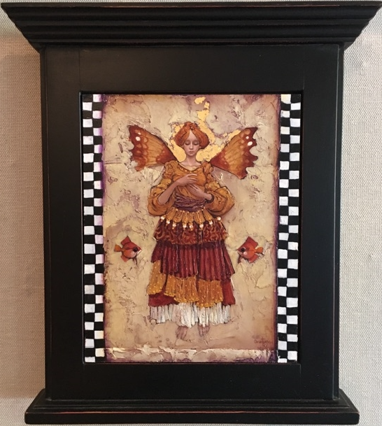 james christensen angel study with fish