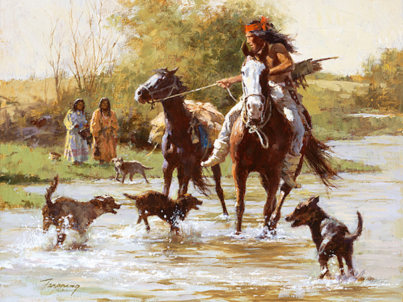 Howard terpning Yapping Dogs