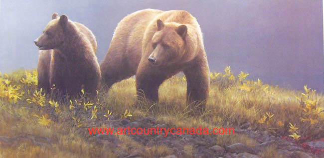 Robert Bateman Alaska Light Grizzly Bear
