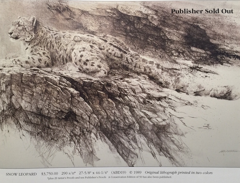 Robert Bateman Snow Leopard