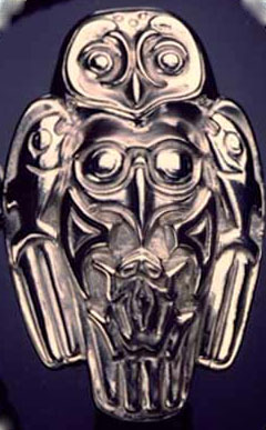 Robert Bateman Totem Spirit Silver Pendant