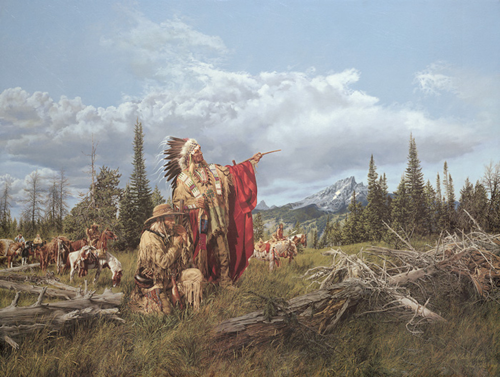 Paul Calle In the Land of the Teton Sioux