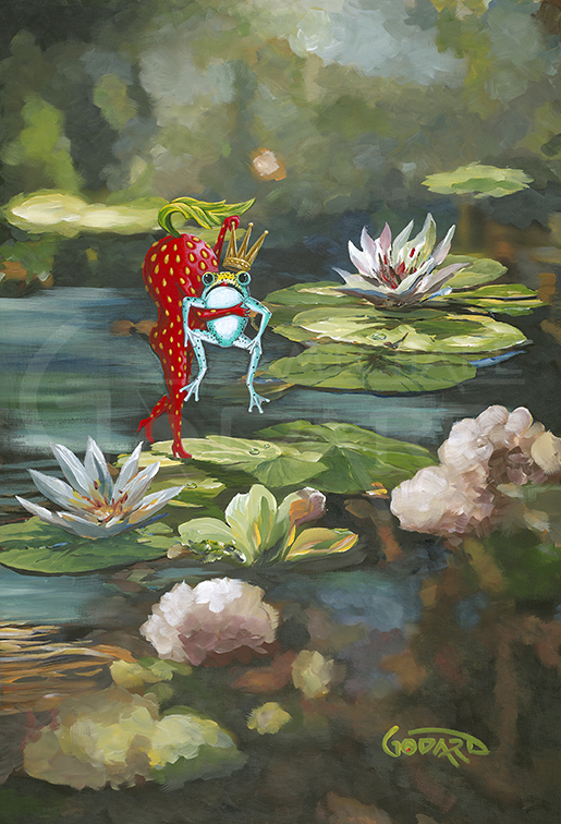 " I FOUND MY PRINCE "
Michael Godard " I FOUND MY PRINCE "
Michael Godard signed and numbered giclee canvas