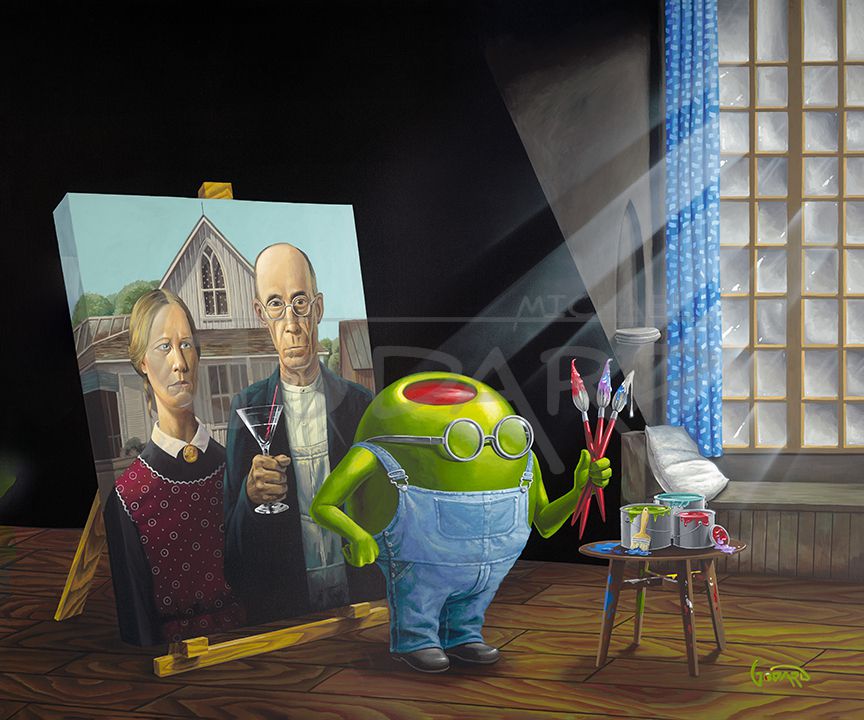 " GOTHIC MARTINI "
Michael Godard
" GOTHIC MARTINI "
Michael Godard
Signed and numbered Giclee Canvas