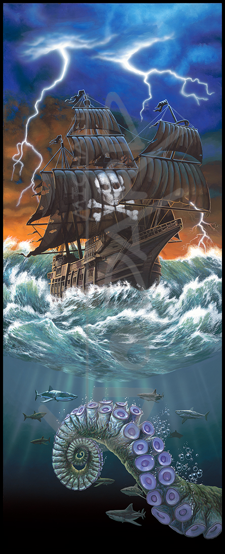 " KRAKEN, THE "
Michael Godard
" KRAKEN, THE "
Michael Godard
Signed and numbered Canvas and metal