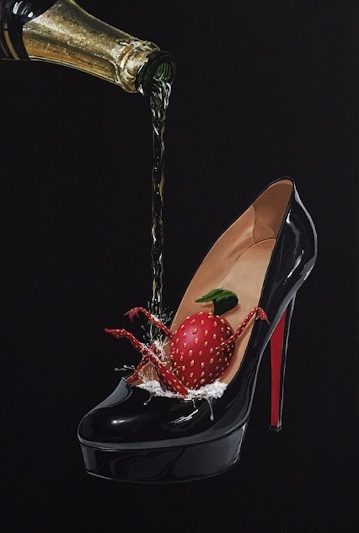 Michael Godard Champagne Shoe