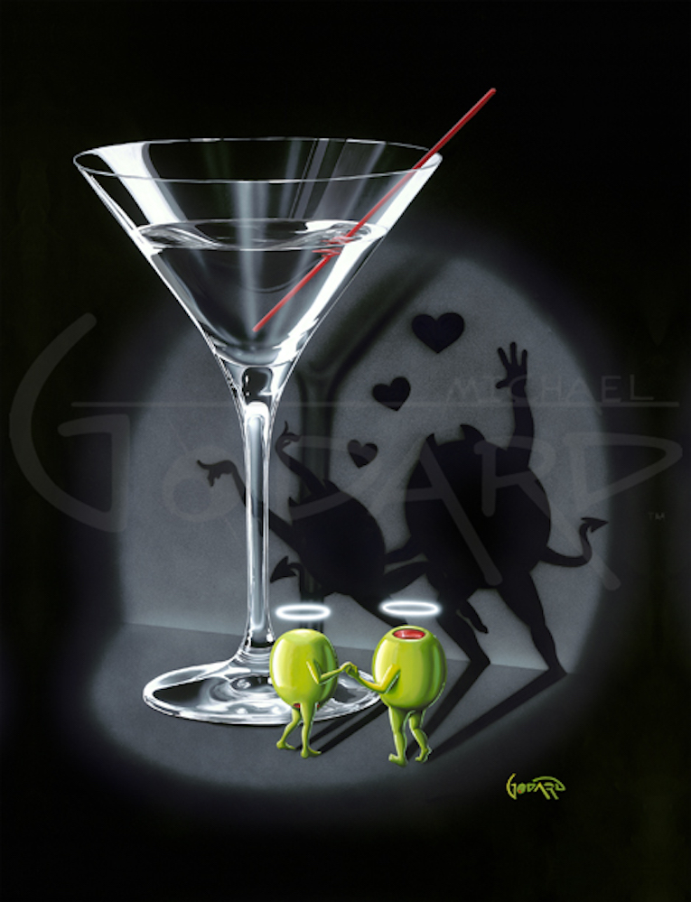 " FIRST DATE - MARTINI "
Michael Godard " FIRST DATE - MARTINI "
Michael Godard Signed and numbered Giclee canvas