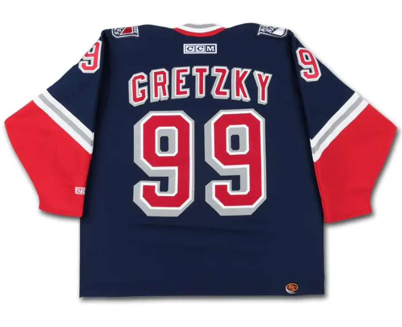 Shop Wayne Gretzky New York Rangers Autographed Vintage Throwback