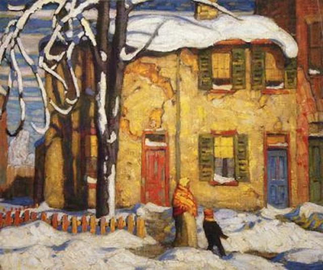 Lawren harris Old House Toronto 1919