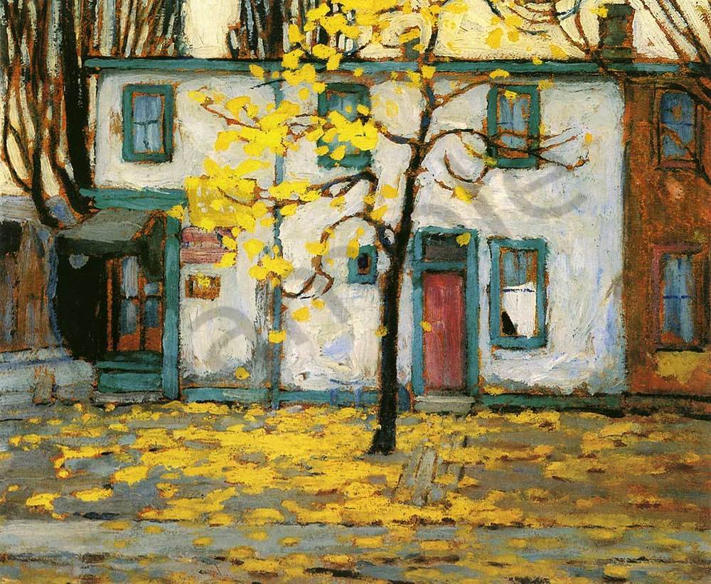 Lawren harris Toronto Street Houses
