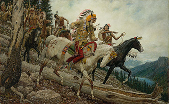 Arnold Friberg Into New Country