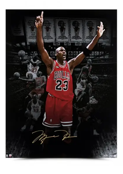 Michael Jordan Chicago Bulls Autographed White Nike Jersey with Retirement  Season Embroidered - Upper Deck