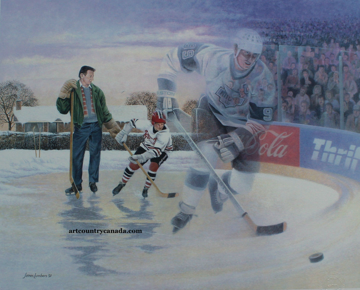 James Lumbers A Boy and His Dream Wayne Gretzky
