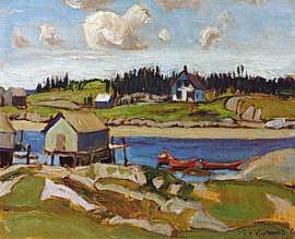 J.E.H. Macdonald Nova Scotia Cove, 1922