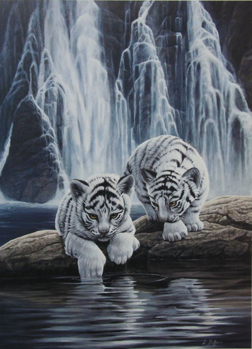 Luke Raffin Spellbound White Tiger