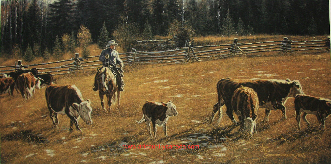 John Scnurrenberger Sorting Out The Neighbor's Cattle