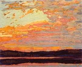 Tom Thomson Sunset Sky