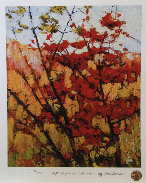 Tom Thomson Soft Maple In Autumn