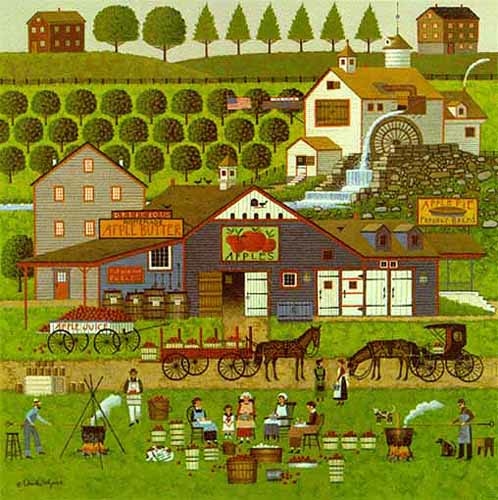 Charles Wysocki Apple Butter Makers