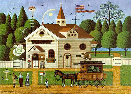 Charles Wysocki birdhouse