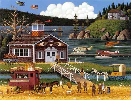 Charles Wysocki Birds Of A Feather