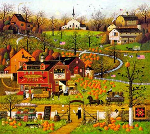 Charles Wysocki Black Birds Roost