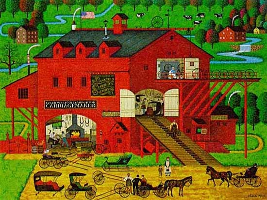 Charles Wysocki Caleb's Buggy Barn