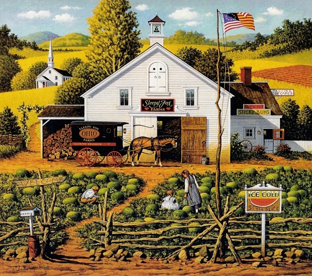 Charles Wysocki Catching Bugs