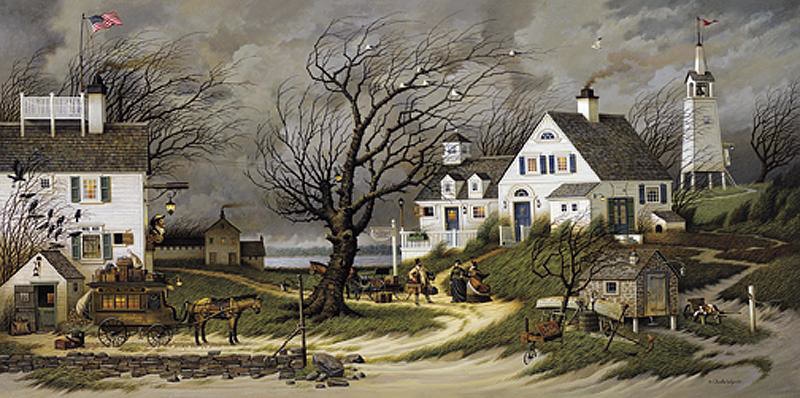 Charles Wysocki Checking In On Olde Martha's Vineyard