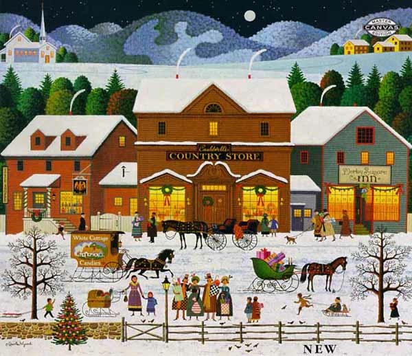 Charles Wysocki Christmas Eve