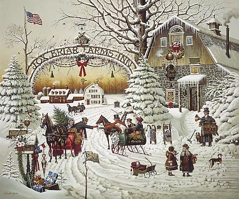 Charles Wysocki Christmas Greeting