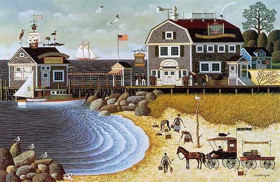 Charles Wysocki Clammers At Hodges Horn