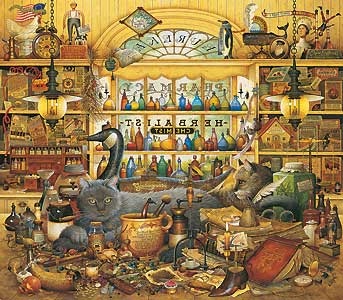 Charles Wysocki Elmer and Loretta Hanging out
