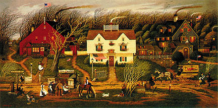 Charles Wysocki Fireside Companions