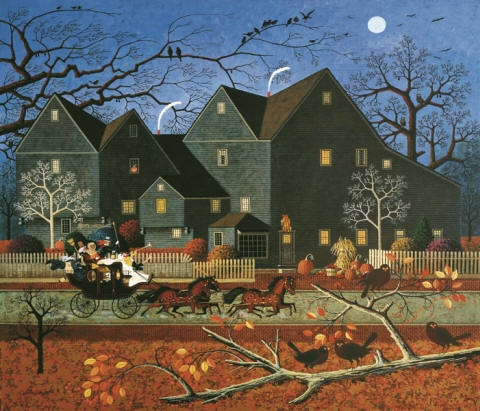 Charles Wysocki Hellraisers Passing the House Of Seven
