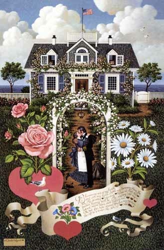 Charles Wysocki Home Is My Sailor