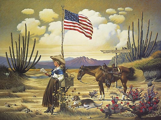 Charles Wysocki Love Letter From Laramie