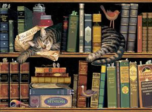 Charles Wysocki Max In The Stacks